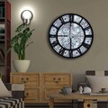 Ceas de perete, 5050MS-084, MDF, ø50 cm, Multicolor