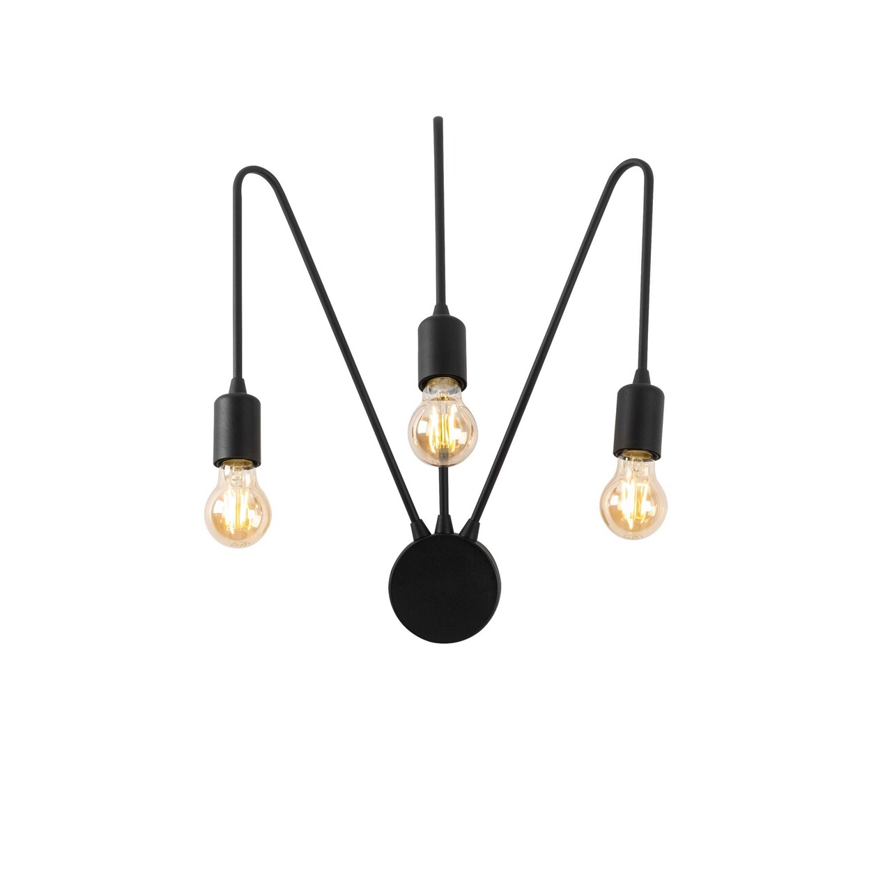 Aplica de perete, Tatum, 584TTM1959, Metal, Negru - 1 | YEO