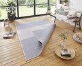 Covor reversibil Twin Supreme, Bougari, 120x170 cm, polipropilena, albastru/crem