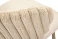 Set 2 scaune de bar Alaska -B, Mauro Ferretti, 55x58x106 cm, fier/poliester, crem
