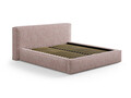Tablie de pat 200 cm, Micadoni Home, Olivia-201, tesatura structurata chenille, roz melange
