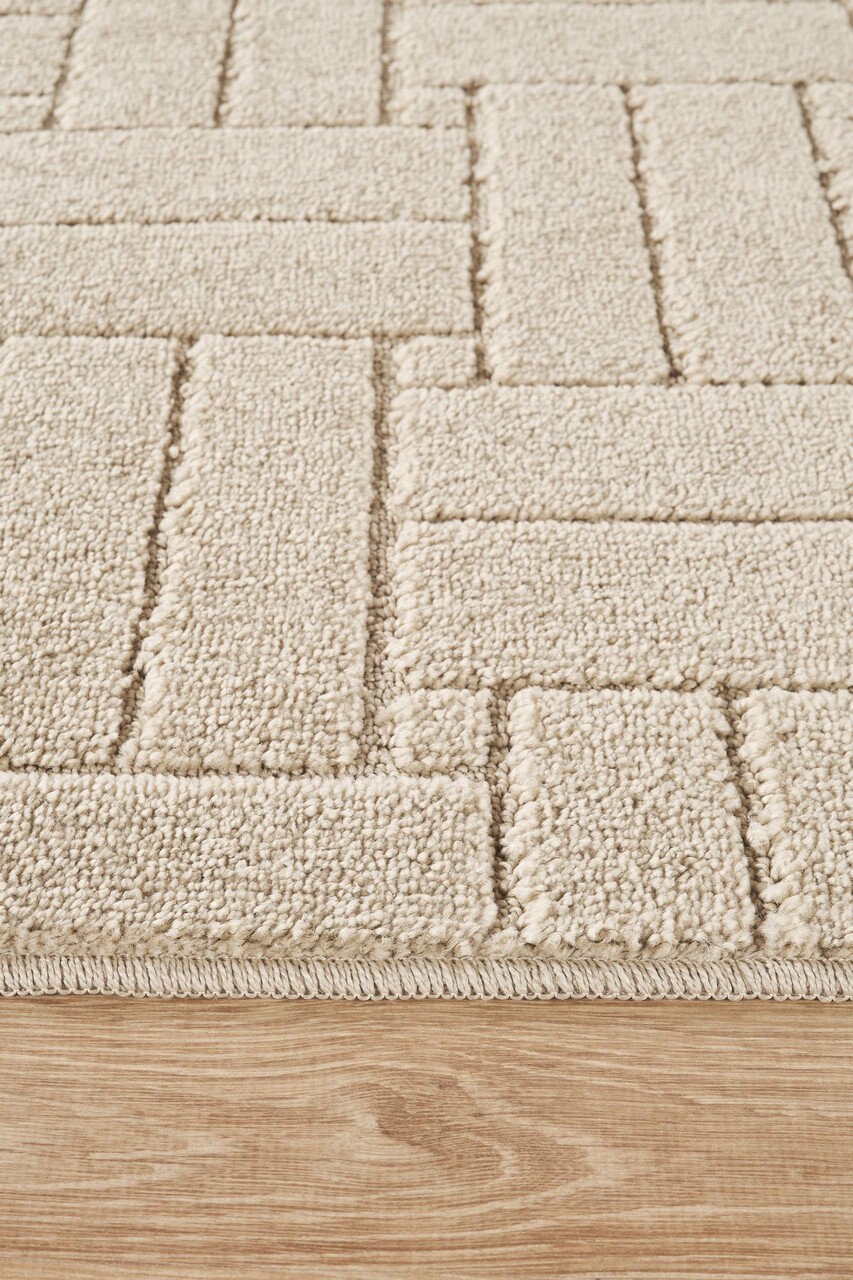 Covor de hol (120 x 450), Rivon Rn03, 120x450 cm, Crem — imaginea 5