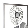 Decoratiune de perete Shapes, Homemania, 25 x 61 cm, metal