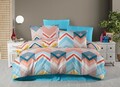 Lenjerie de pat dubla, Waves, Life Style, 50% bumbac / 50% poliester