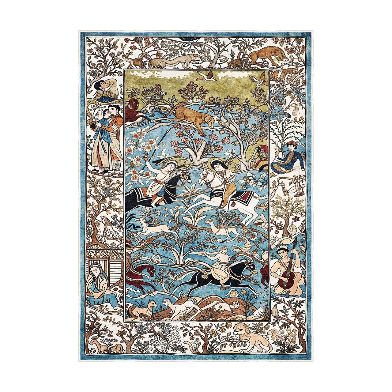 Covor (160 x 230), Kece-Fr13, 160x230 cm, Albastru - view 7