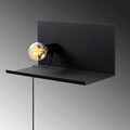 Aplica de perete, Sheen, 521SHN2188, Metal, Negru