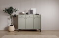 Comoda ADRK, Tili 3D 3S, 124.5x40.8x95 cm, PAL laminat, verde eucalipt