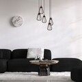 Lustra Fetiye N-1115, Noor, 45 x 113 cm, 5 x E27, 100W, negru