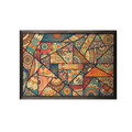 Tablou decorativ, Patchwork, Lemn, Lemn, Multicolor