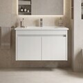 Dulap de baie cu chiuvetă, Hanah Home, Side 85 v2, Alb mat