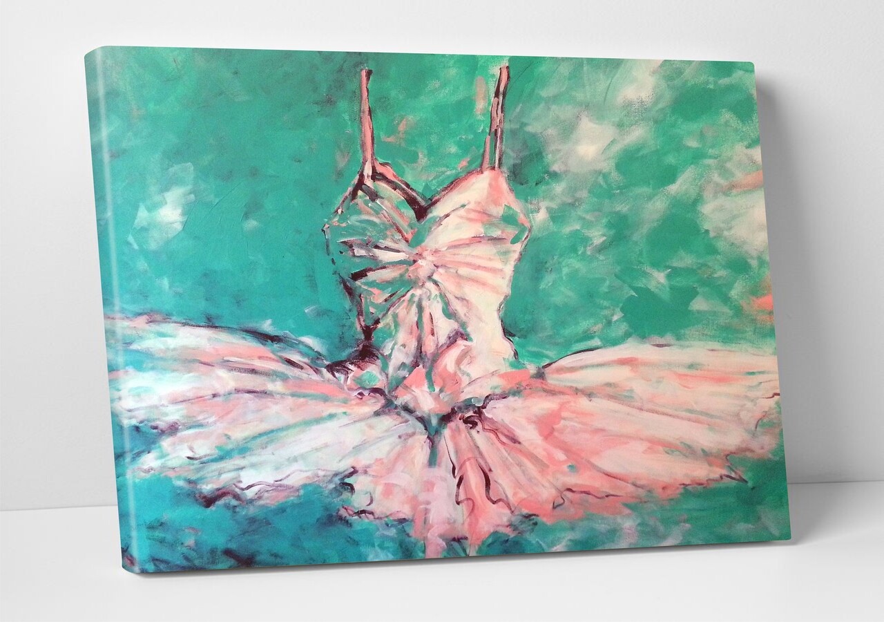 Tablou decorativ Ballerina, Modacanvas, 50x70 cm, canvas, multicolor