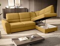 Coltar extensibil dreapta 3 locuri ELTAP, RT-45LO, Siber, 270x186x93 cm, lemn/poliester, galben
