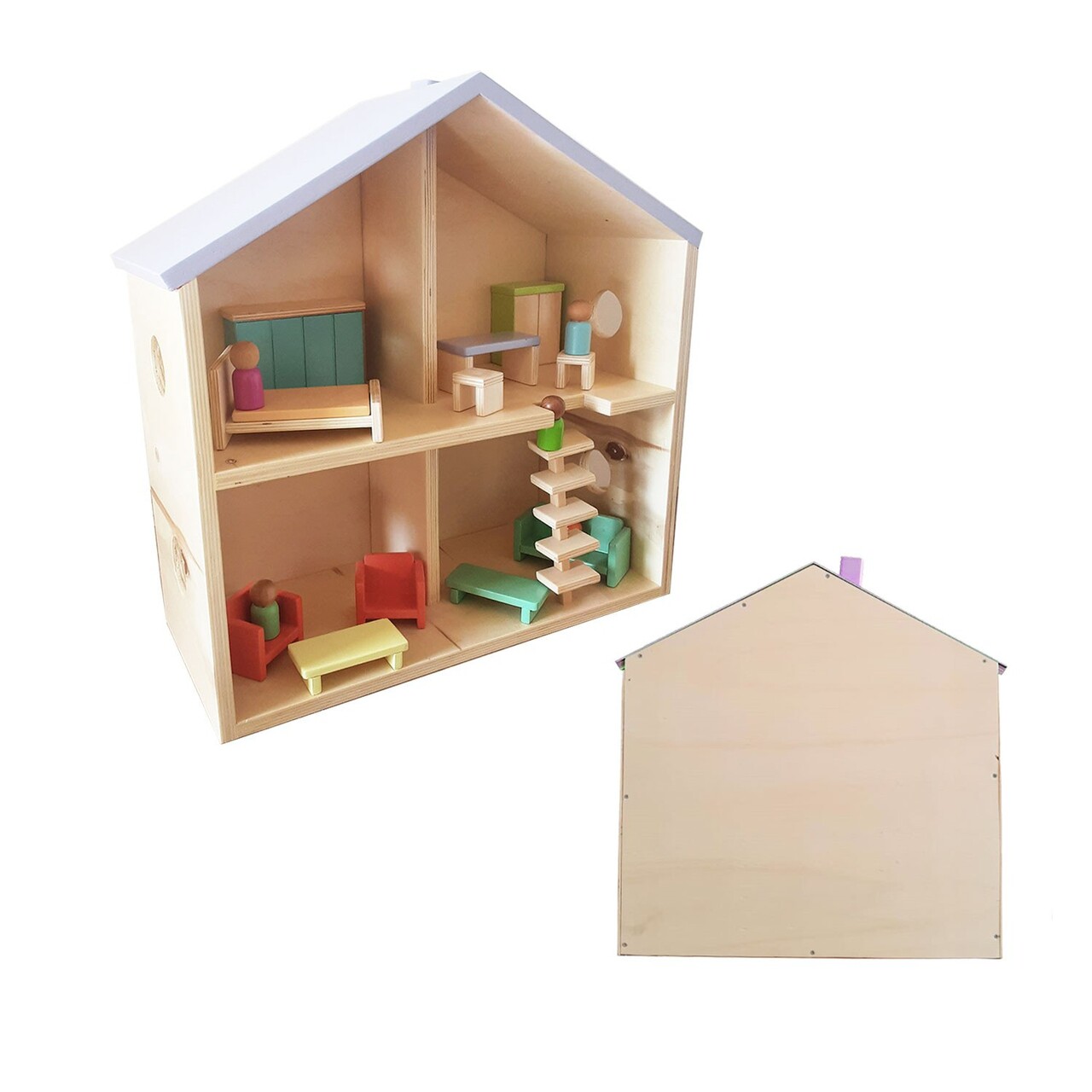 Jucarie pentru landou/carucior, Hanah Home, House Game, 59x60x25 cm, Multicolor - view 4