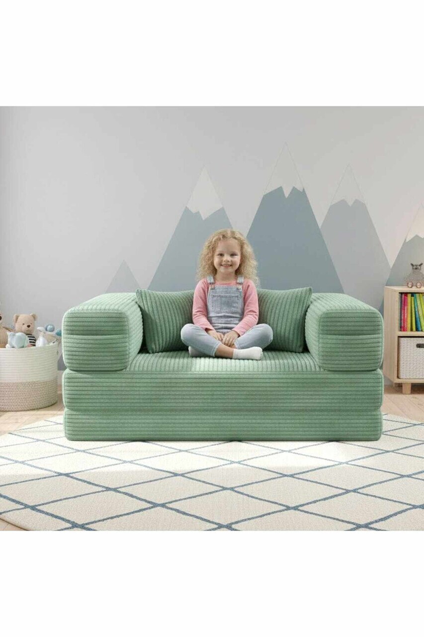 Canapea extensibilă pentru copii, Atelier del Sofa, 326NYR1107, Verde