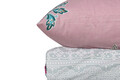 Lenjerie de pat pentru o persoana (FR), Azra - Grey, Pearl Home, Bumbac Ranforce