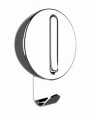 Agatatoare cuier pliabil Premium Delta, WENKO, 8 x 2.5 x 12 cm, metal cromat/plastic/magnet, gri/argintiu