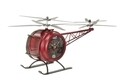 Ceas de masa Helicopter, Mauro Ferretti, 42x23x22 cm, fier