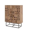 Dulap multifunctional, Sapphire, Quantum Solo - Retro, 93 x 115 x 36 cm, pal melaminat, multicolor