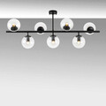 Lustra, Fulgor, 942FLG1218, Metal, Negru