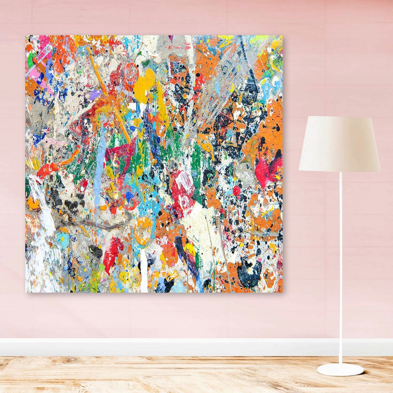 Tablou decorativ DEV10698-140140 Cadru: 100% LEMN (Grosime: 3-4 cm) Multicolor