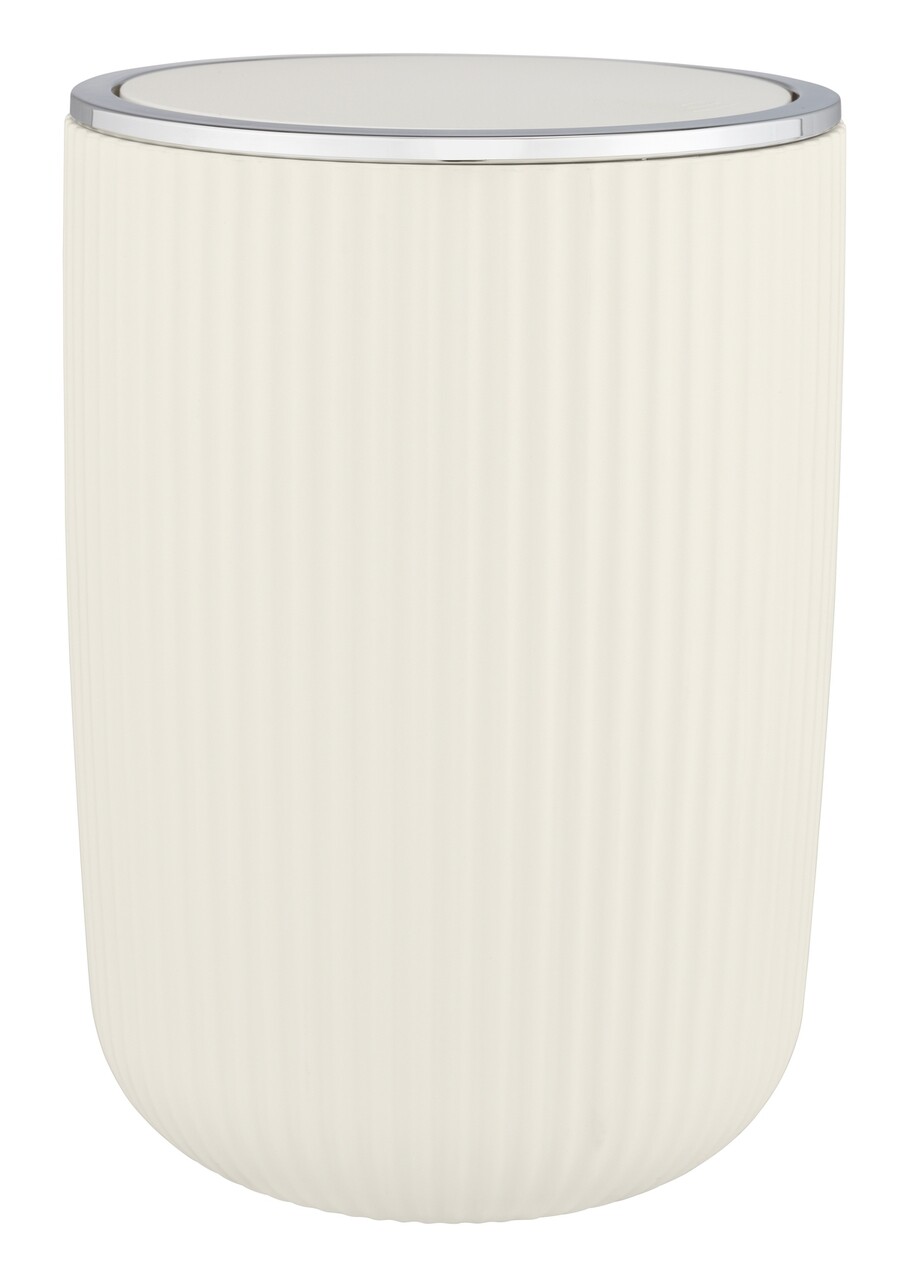 Cos de gunoi, Wenko, Agropoli L, 5.5 L, 19 x 27 x 19 cm, plastic, crem - 1 | YEO