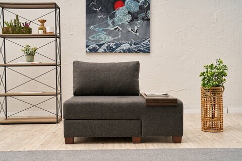 Fotoliu extensibil, Atelier del Sofa, 613LFS1135, Antracit