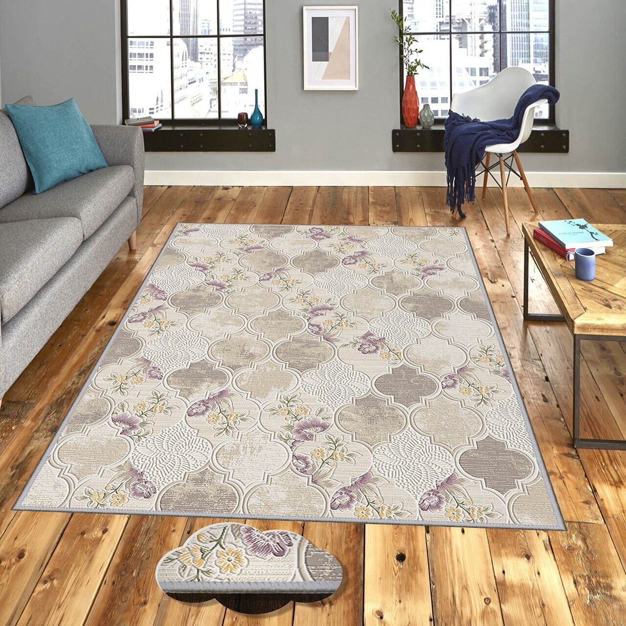 Covor, Eexfab528, 160x230 cm, Multicolor