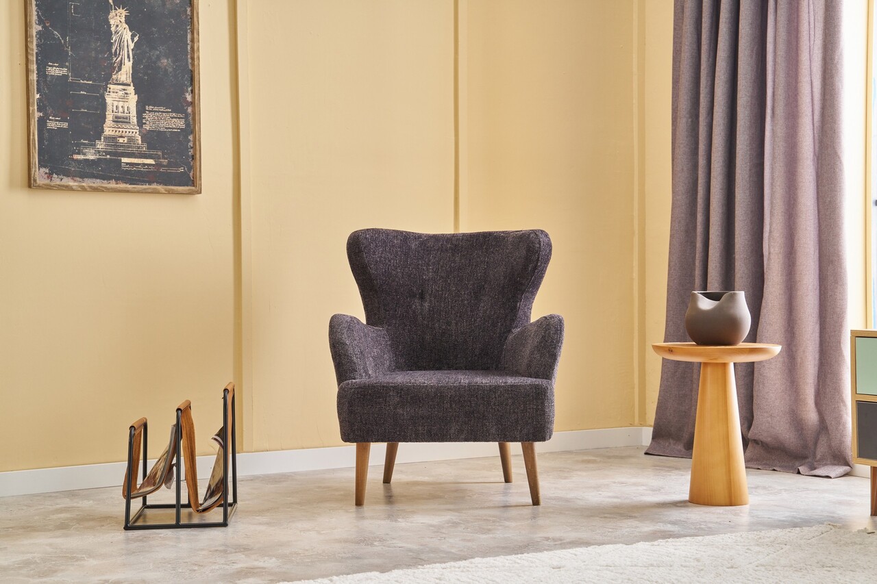 Fotoliu, Atelier del Sofa, 825BLC2369, Lemn de carpen, Antracit - view 2