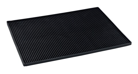 Scurgator pentru vase si tacamuri, wenko, maxi, 40 x 30 x 1 cm, plastic, negru