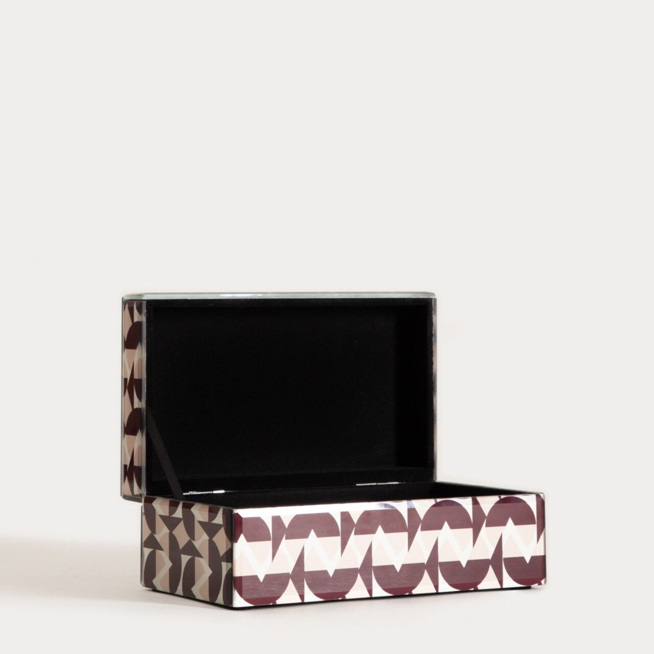 Cutie pentru bijuterii Cherry Chic, Homla, 20x12x8 cm, MDF/sticla, multicolor - 1 | YEO