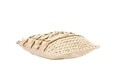 Perna decorativa Sand Bedora, 45x45 cm, cusatura manuala, bumbac si alte fibre