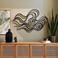 Decoratiune de perete, DCV-1004-MT, Dimensiune: 60 x 40 cm, Negru