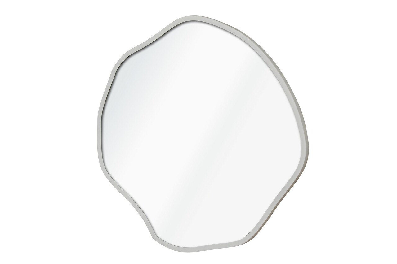 Oglinda decorativa, Lumisfera, Bowed 40 x 40, Argintiu - 2 | YEO