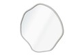 Oglinda decorativa, Lumisfera, Bowed 40 x 40, 40x40 cm, Cadru MDF, Argintiu