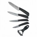 Set cutite 5 piese, Cook in Style, Heinner Home, ceramica/plastic, negru