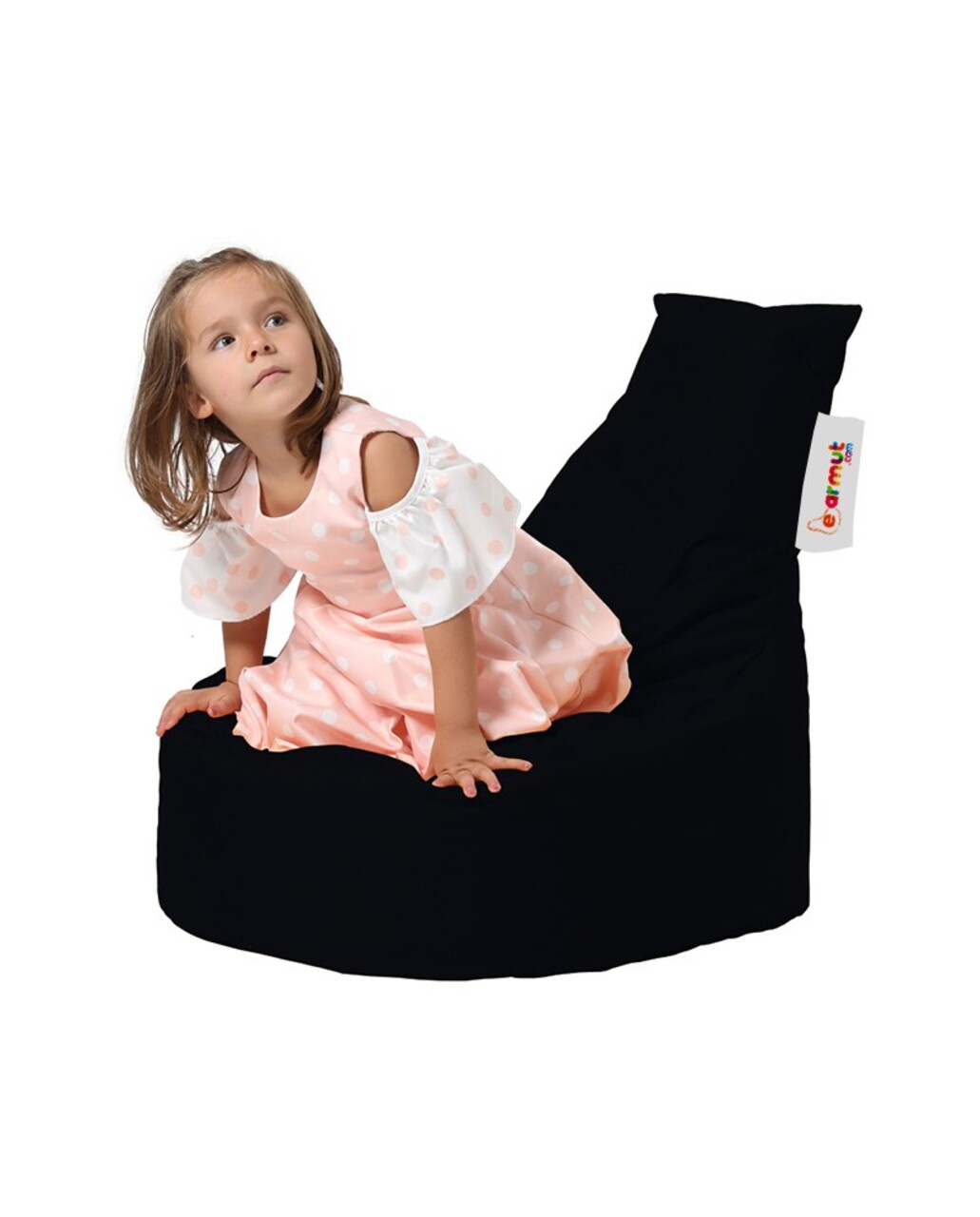 Fotoliu de gradina Bean Bag, Hanah Home, 248FRN1402, Negru - view 5