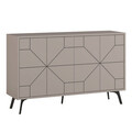 Consola, Decortie, Dune, 123x62.4x35 cm, Mocha
