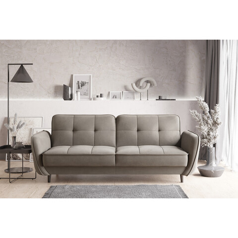 Canapea extensibila 3 locuri ELTAP, SO-BEL-18SO, Bellis, 220x90x83 cm, lemn/poliester, bej