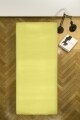 Cearceaf de pat cu elastic Yellow Heinner, 90x200 cm, 100% bumbac, galben
