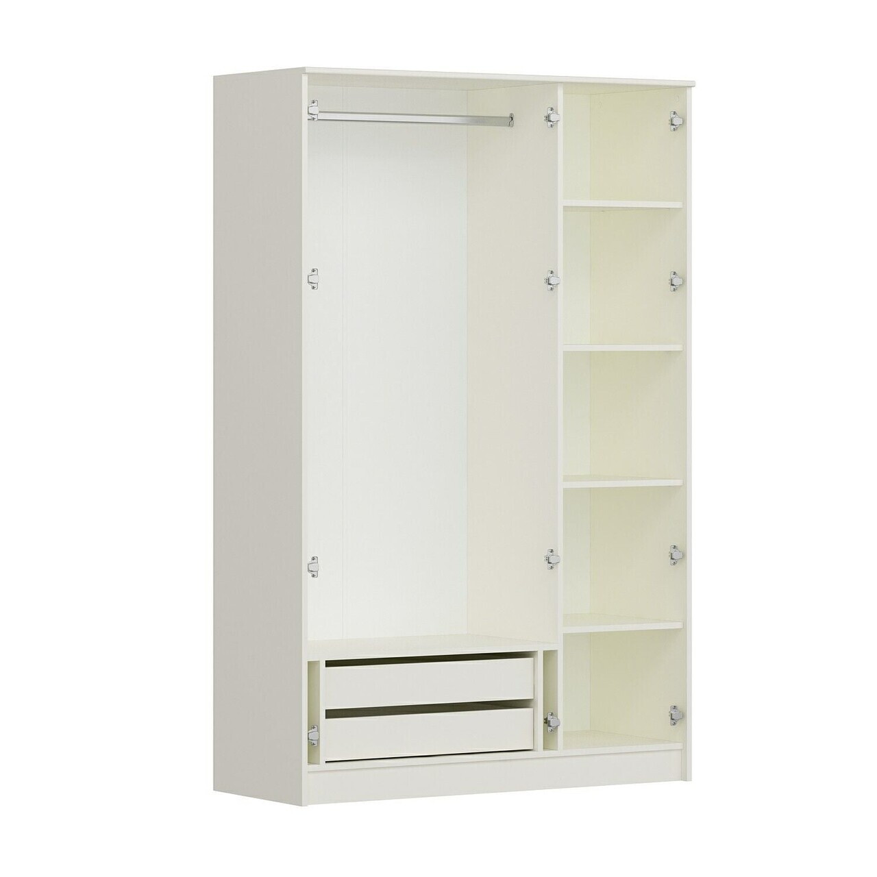 Dulap pentru haine, Hanah Home, Ruby, 135x210x54 cm, Coș adânc — imaginea 6