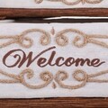 Set 3 cosuri pentru depozitare, Welcome, Creaciones Meng, ratan/bambus