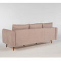 Canapea 3 locuri, Unique Design, 867UNQ1357, Lemn de pin, Piatra