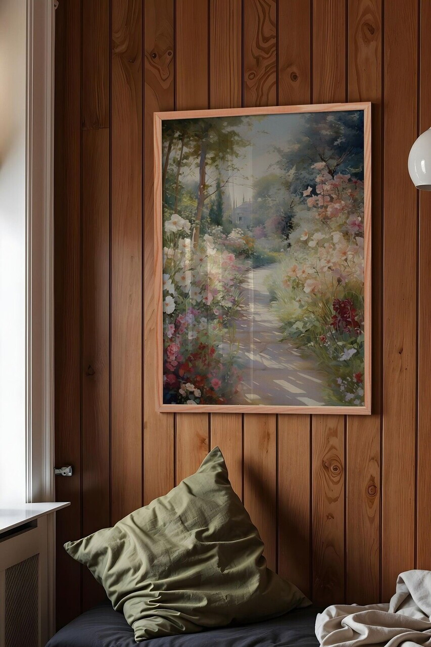 Tablou decorativ, 115002, Lemn masiv, Sticla PVC, Multicolor — imaginea 3