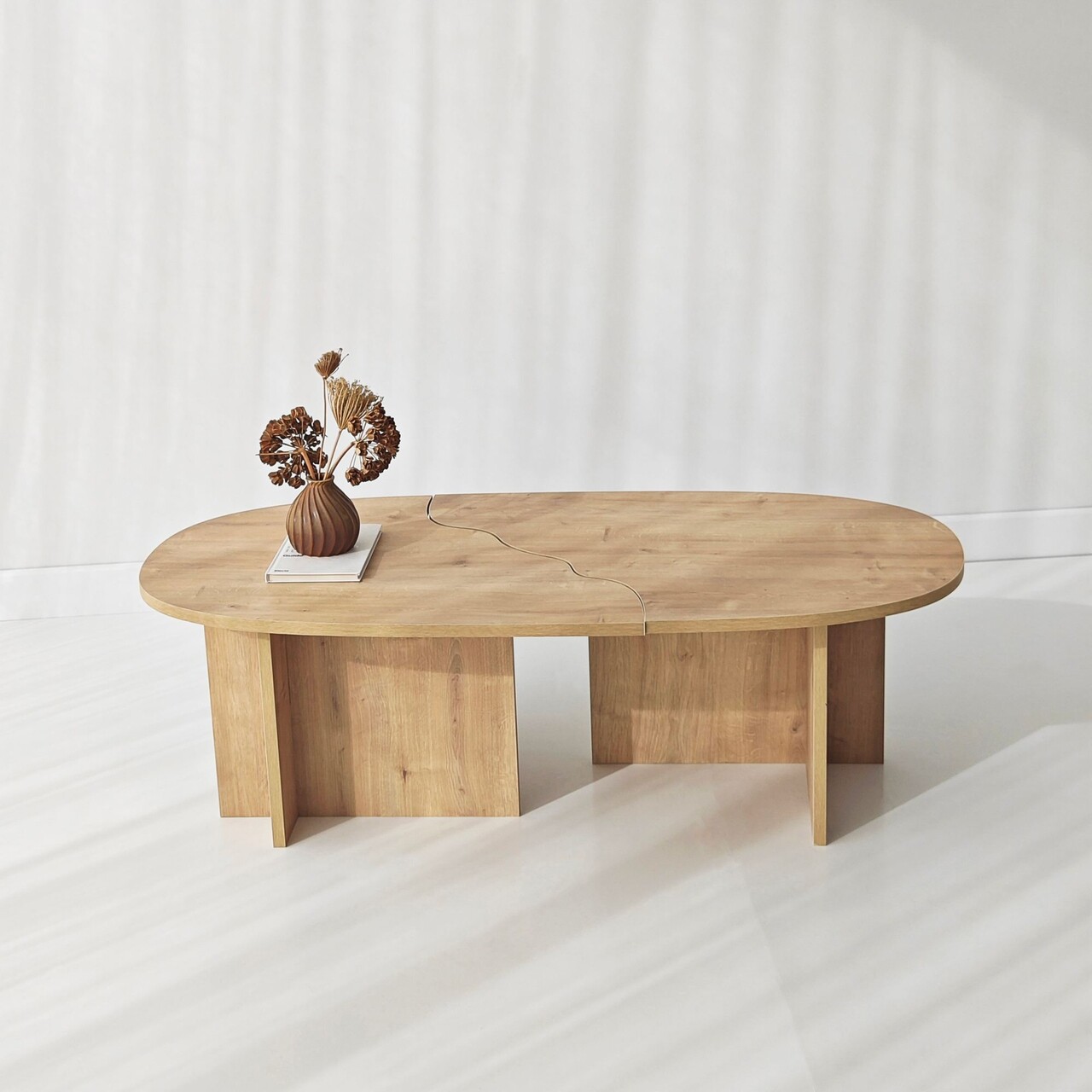 Masuta de cafea, Hanah Home, Missisipi, 120x38x60 cm, Maro - view 7