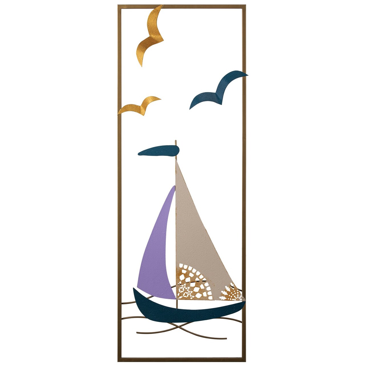 Decoratiune, Port de Cannes, Dimensiune: 32 x 5 x 90 cm, Multicolor - view 4