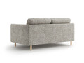 Canapea 2 locuri, Eden, Micadoni, 146x92x90 cm, tesatura structurata, bej melange