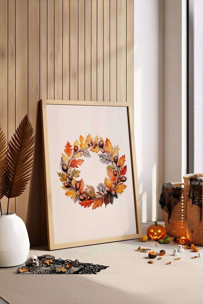 Tablou decorativ, Arthllwnmodel83-5070, MDF, Multicolor — imaginea 2