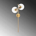 Aplica de perete, Fulgor, 942FLG1189, Metal, Auriu