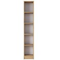 Corp biblioteca, Rani, HC114, 30x170x25 cm, PAL, Maro