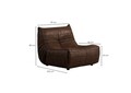 Fotoliu, Atelier del Sofa, 560ARE5227, Frame: No Frame Fountain Support With Chipboard, Maro